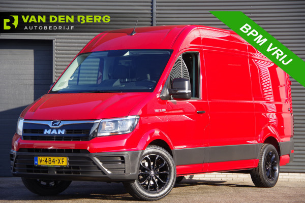 MAN TGE 35 3.180 2.0 L3H3 177PK AUT. 3-ZITS, TREKHAAK, GEV. STOEL, CAMERA, CRUISE, AIRCO, NL AUTO, NAP