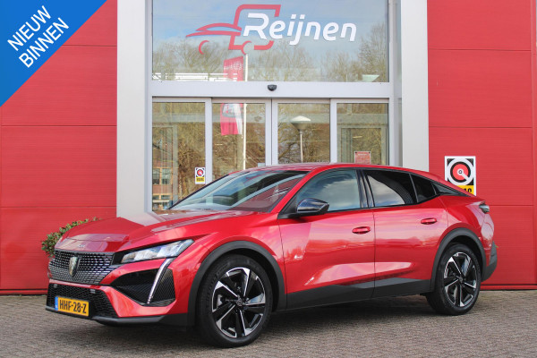 Peugeot 408 1.2 Hybrid 145PK e-DCS6 ALLURE | ACHTERUITRIJ CAMERA | KEYLESS ENTRY/START | DRAADLOOS APPLE CARPLAY/ANDROID AUTO | DRAADLOOS TELEFOONLADEN | DAB+ RADIO | NAVIGATIE | ADAPTIVE CRUISE CONTROL | 19" LICHTMETALEN VELGEN | PARKEERSENSOREN ACHTER |