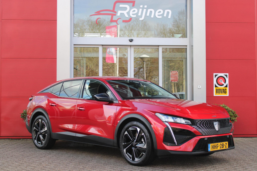 Peugeot 408 1.2 Hybrid 145PK e-DCS6 ALLURE | ACHTERUITRIJ CAMERA | KEYLESS ENTRY/START | DRAADLOOS APPLE CARPLAY/ANDROID AUTO | DRAADLOOS TELEFOONLADEN | DAB+ RADIO | NAVIGATIE | ADAPTIVE CRUISE CONTROL | 19" LICHTMETALEN VELGEN | PARKEERSENSOREN ACHTER |