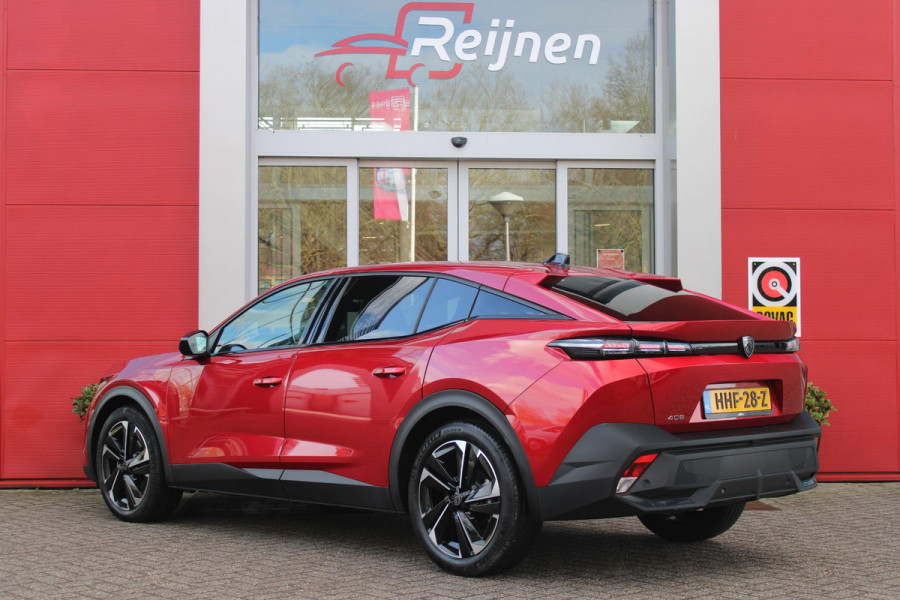 Peugeot 408 1.2 Hybrid 145PK e-DCS6 ALLURE | ACHTERUITRIJ CAMERA | KEYLESS ENTRY/START | DRAADLOOS APPLE CARPLAY/ANDROID AUTO | DRAADLOOS TELEFOONLADEN | DAB+ RADIO | NAVIGATIE | ADAPTIVE CRUISE CONTROL | 19" LICHTMETALEN VELGEN | PARKEERSENSOREN ACHTER |