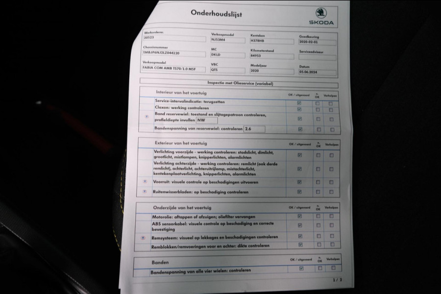 Škoda Fabia Combi 1.0 TSI Business Edition - N.A.P. Airco, Cruise, PDC.