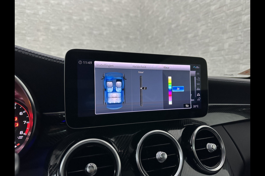 Mercedes-Benz C-Klasse Coupé 63 S AMG | Keramisch | Schaalstoelen | Carbon | AMG Driver's Package | Aero-Pakket | Panorama | Burmester | Multi-Beam LED | Memory | ACC | Rij-Assistentie Pakket | Keyless-Go | Sfeerverlichting | Carplay |