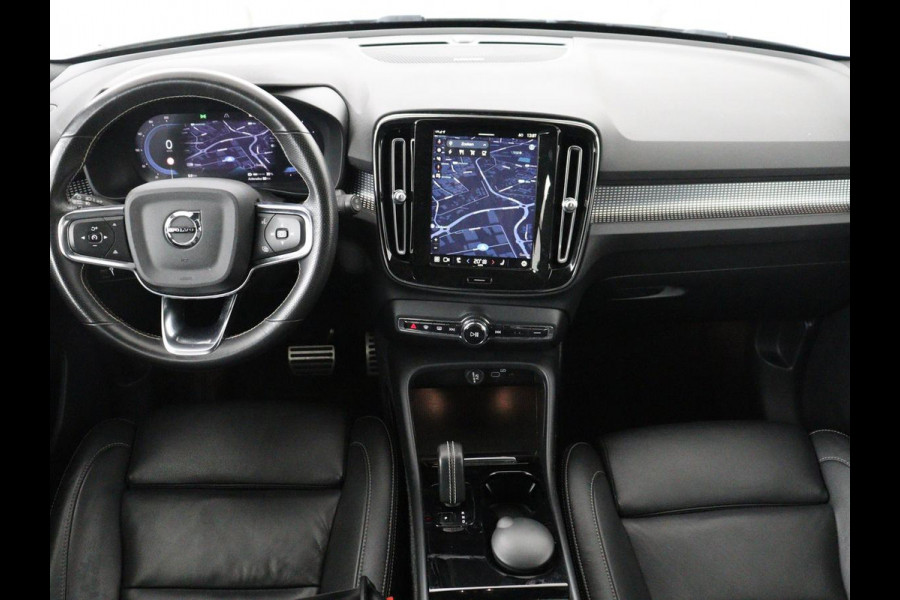 Volvo XC40 Recharge P8 AWD R Design | Warmtepomp | Leder | Stoelverwarming | Harman/Kardon | Adaptive cruise | Camera | Keyless | 19'' | Full LED | Navigatie | Parkeerhulp