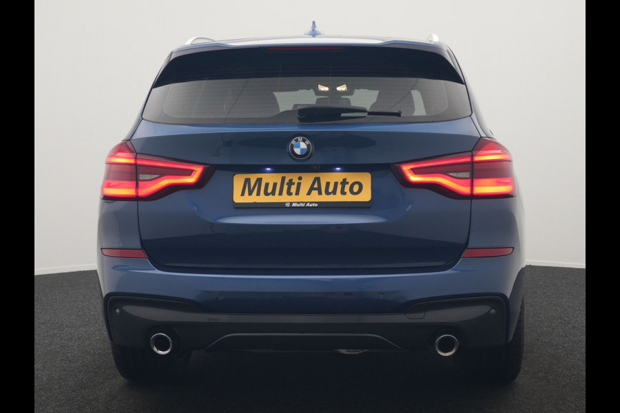 BMW X3 xDrive30e M Sport Plug In Hybrid 293pk Dealer O.H. PHEV | Trekhaak Af Fabriek | Camera | Adaptief Onderstel | Lederen Sportstoelen Verwarmd | Adaptive LED | Hifi Audio | Sfeerverlichting | 20"L.M | Virtual | Navigatie | DAB | Cruise Control |