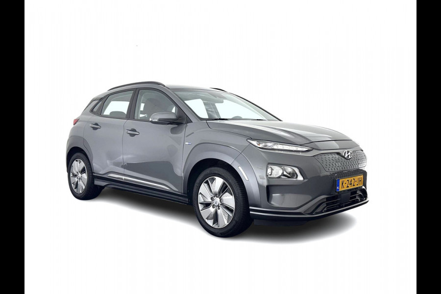 Hyundai Kona EV Comfort 39 kWh [ 3-Fase-11kW] {SOH-98%} (INCL-BTW) *HEATPUMP | DIGI-COCKPIT | ADAPTIVE-CRUISE | CARPLAY | DAB | LANE-ASSIST | KEYLESS | COMFORT-SEATS | CCS-FASTLOADER | SHIFTPADDLES | 17"ALU*