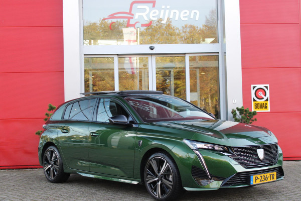 Peugeot 308 1.6 HYbrid 225PK AUTOMAAT GT PACK BUSINESS | PANO DAK | FOCAL AUDIO | FULL LED KOPLAMPEN | MASSAGE STOELEN | STOEL/STUUR VERW. | NAVIGATIE | CAMERA | ADAPTIVE CRUISE | DODEHOEK BEWAKING | DRAADLOZE TELEFOONLADER | KEYLESS ENTRY |