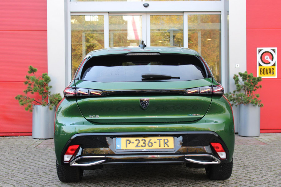 Peugeot 308 1.6 HYbrid 225PK AUTOMAAT GT PACK BUSINESS | PANO DAK | FOCAL AUDIO | FULL LED KOPLAMPEN | MASSAGE STOELEN | STOEL/STUUR VERW. | NAVIGATIE | CAMERA | ADAPTIVE CRUISE | DODEHOEK BEWAKING | DRAADLOZE TELEFOONLADER | KEYLESS ENTRY |