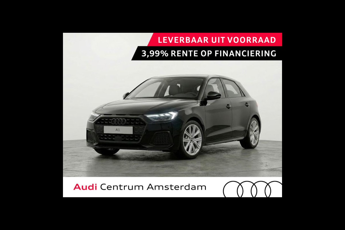 Audi A1 Sportback Advanced edition 25 TFSI 95 pk | Sportstoelen voor | Ledlampen voor en achter | Optiek pakket zwart plus | Buitenspiegels inklapbaar |