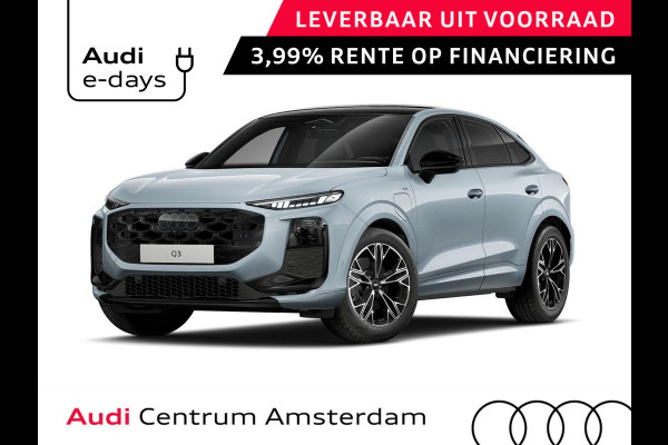 Audi Q3 Sportback S edition e-hybrid 272 pk | Techniekpakket plus | Glazen panoramadak | Optiekpakket zwart | 19'' lichtmetalen velgen |