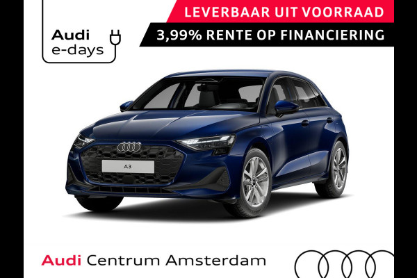 Audi A3 Sportback Pro Line 40 TFSI e 204 pk | Assis.pak Driving+Parking plus | Led v+a, dyna. knipper. achter | Sportstoelen zwarte stof | Apple carplay |
