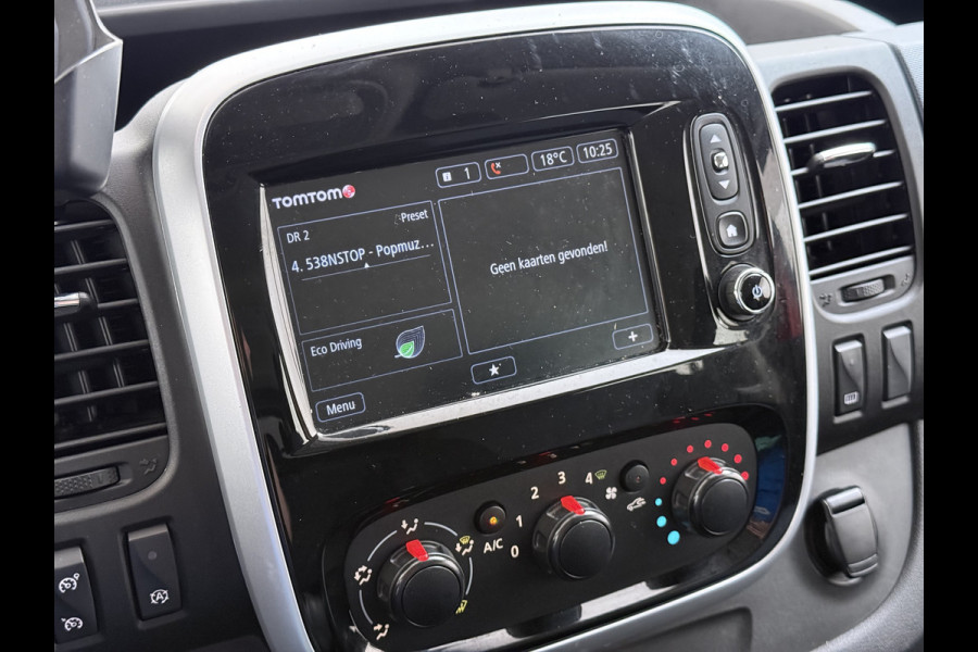 Opel Vivaro D126PK Dubbele Cabine 5-Persoons L2H1 Euro 6 Trekhaak Camera Navi Airco Cruise Control Pdc 1.6CDTI Betonplex Vloer Schuifdeur Achterdeuren Regen-Lichtsensor 1e Eigenaar Origineel Nederlandse Auto Dealeronderhouden 2.000kg trekvermogen