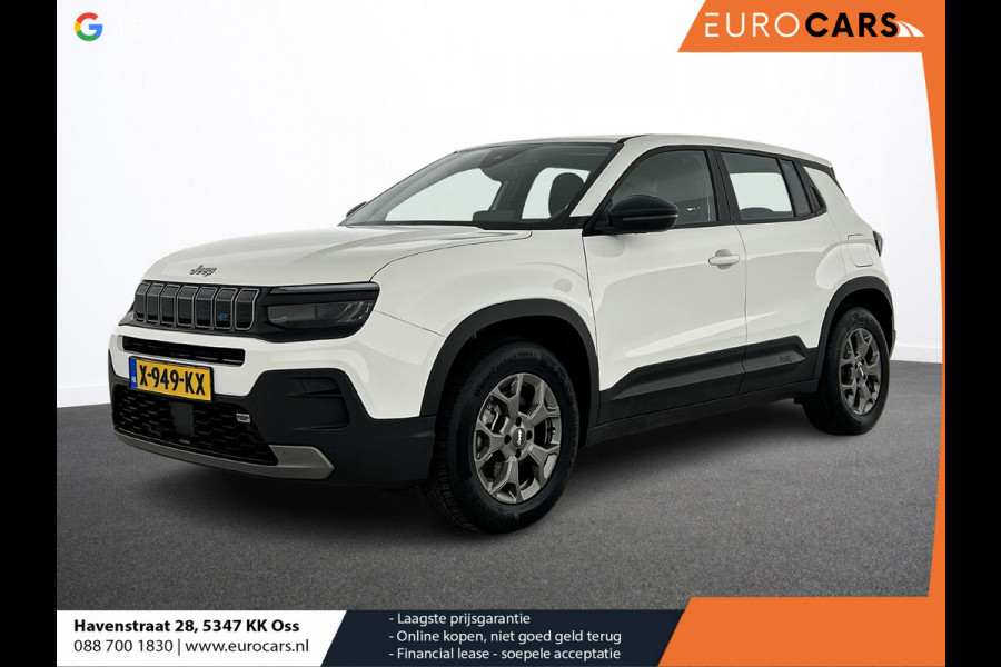 Jeep Avenger Longitude 54 kWh | Climate Control | Navigatie | Apple Carplay/Android Auto | PDC Achter | Camera Full LED | Adaptive Cruise Control | Virtual Cockpit | Stoelverwarming