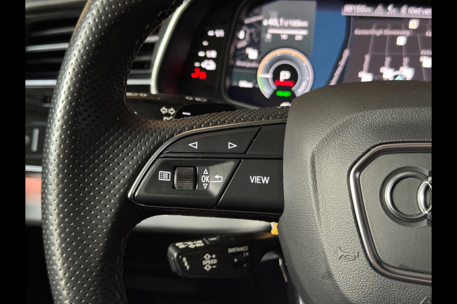 Audi Q7 60 TFSI e quattro S Competition PANO|LUCHTVERING|TREKHAAK|HUD|B&O|AMBIENT|360 CAM|ALARM|STOELVENTILATIE|MASSAGE|21 INCH