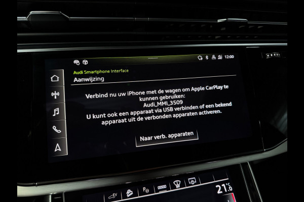 Audi Q7 60 TFSI e quattro S Competition PANO|LUCHTVERING|TREKHAAK|HUD|B&O|AMBIENT|360 CAM|ALARM|STOELVENTILATIE|MASSAGE|21 INCH