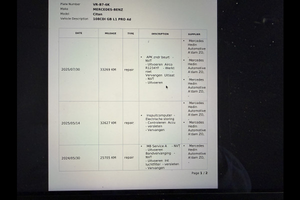 Mercedes-Benz Citan 108 CDI Euro 6 L1 Pro CarPlay/cruise control/pdc