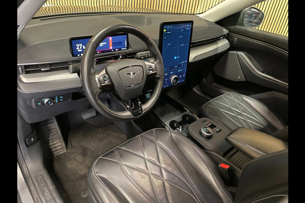 Ford Mustang Mach-E Extended RWD 98 kWh|93,5% SOH|GROTE ACCU|AFN.TREKH.|LEDER|B&O|CAMERA|CARPLAY|STOEL+STUURVERW|NAP|NL|INCL. BTW|