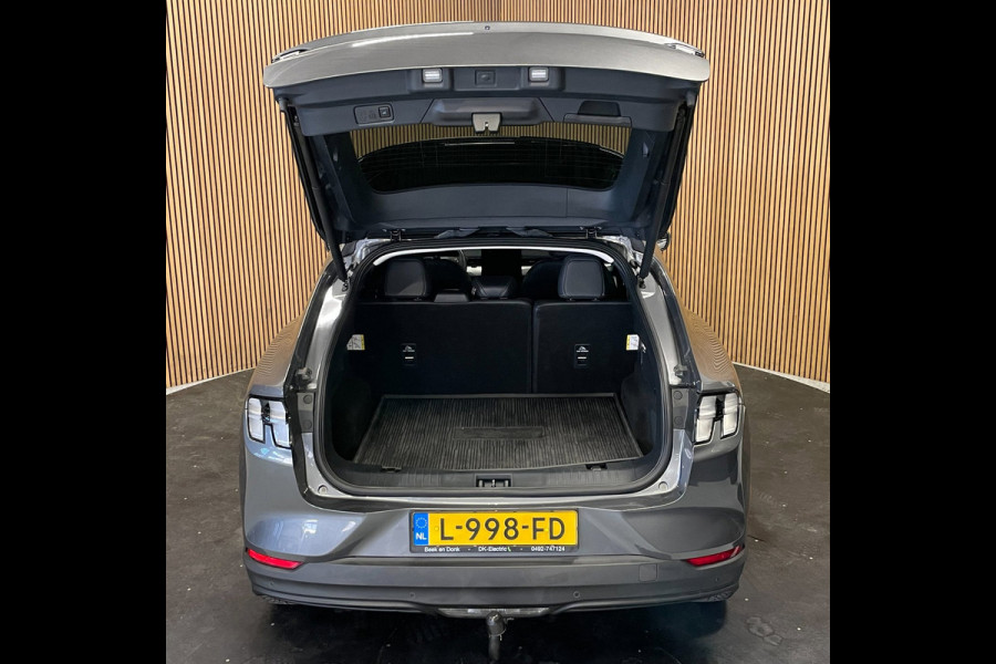 Ford Mustang Mach-E Extended RWD 98 kWh|93,5% SOH|GROTE ACCU|AFN.TREKH.|LEDER|B&O|CAMERA|CARPLAY|STOEL+STUURVERW|NAP|NL|INCL. BTW|