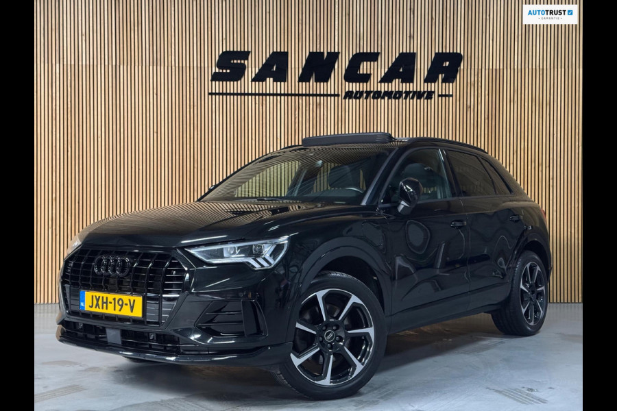 Audi Q3 45 TFSI e S edition Full BLACK|PANO|SONOS|AMBIENT|CAM|KEYLESS|CRUISECONTROL|19 INCH LMV