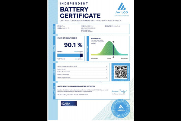 Tesla Model S 75D Base Pano Leder