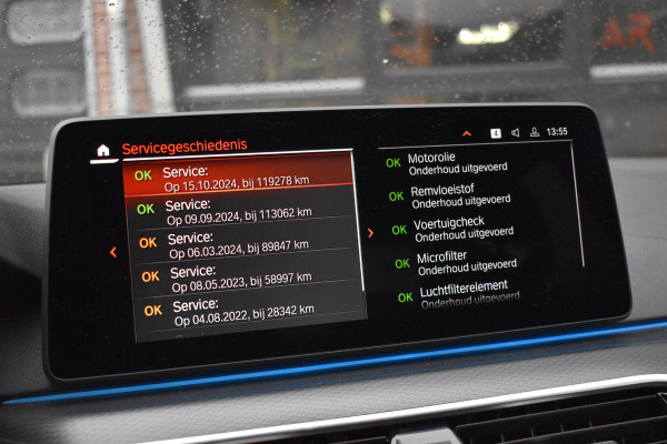 BMW 5 Serie 530e M-Sport Lane Pano Camera 20" HK