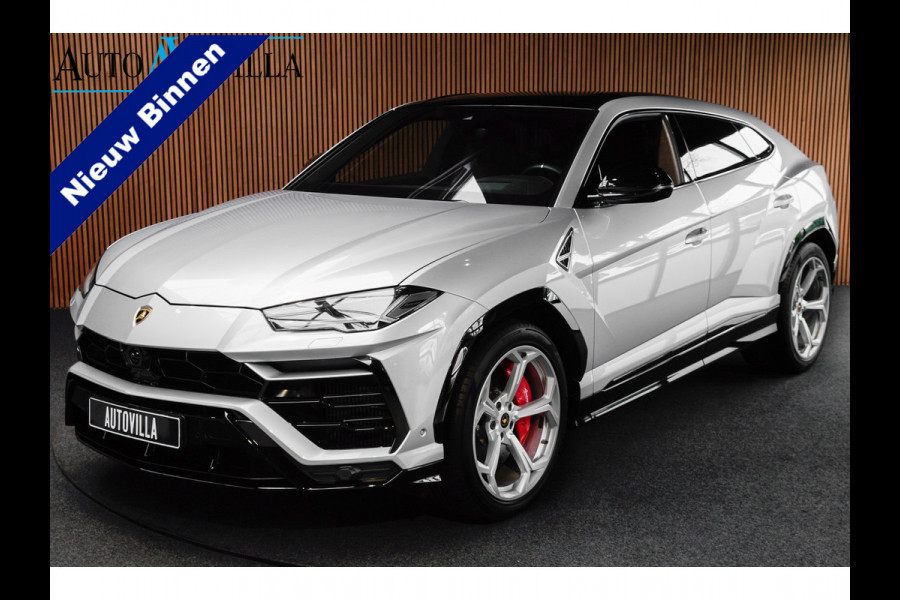 Lamborghini Urus 4.0 V8 HUD Leder Ceramic B&O 360° Massage ACC Alcantara hemel Elektr. achterklep Elektr. verstelbare stoelen met memory Stoel & Stuurverwarming Navi PDC Climate LM velgen