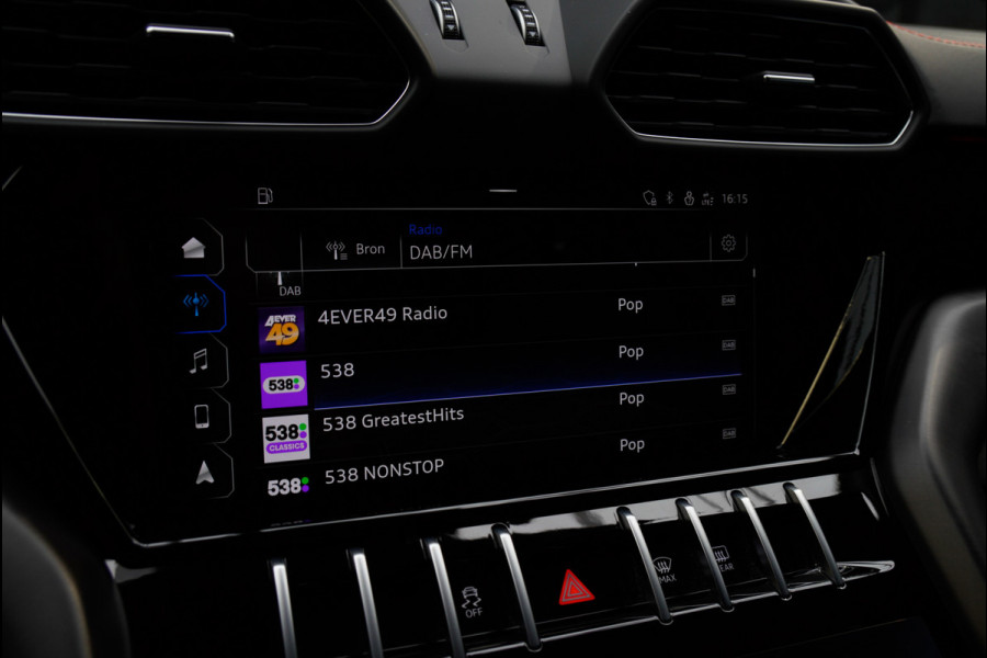 Lamborghini Urus 4.0 V8 HUD Leder Ceramic B&O 360° Massage ACC Alcantara hemel Elektr. achterklep Elektr. verstelbare stoelen met memory Stoel & Stuurverwarming Navi PDC Climate LM velgen