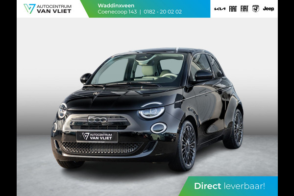 Fiat 500 Hybrid Collezione | Clima | LED | PDC | JBL Premium Audio | 17" | Camera | BSM | Canneloni Ivory/Piombo interieur