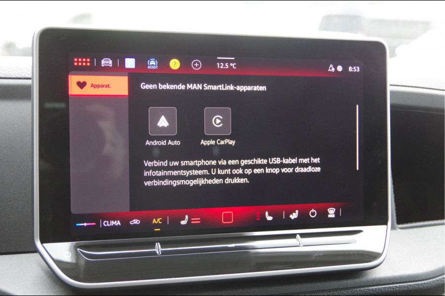 MAN TGE 35 3.180 2.0 L3H2, 177PK AUT. FACELIFT, LED, STOELVERWARMING, GEV. ERGO ACTIVE STOEL, STUURVERWARMING, CARPLAY, DIGITAL COCKPIT