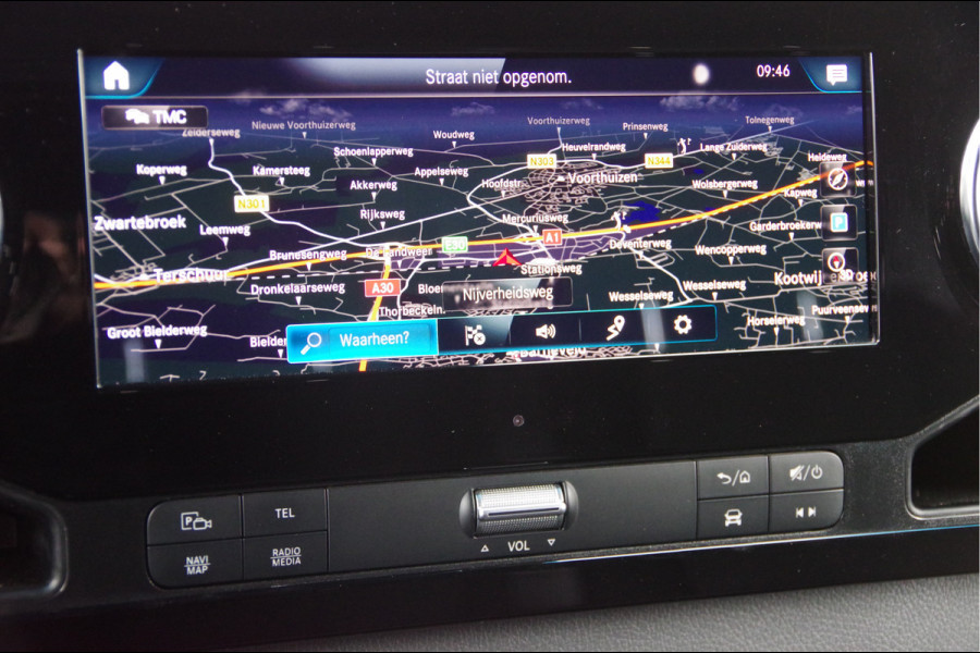 Mercedes-Benz Sprinter 319 3.0 CDI V6 AUT. LED, 2X SCHUIFDEUR, MBUX 10'', ADAPT. CRUISE, CAMERA, NAVI, CLIMA, STANDKACHEL, 2 SCHUIFDEUREN, DUBBELE SCHU