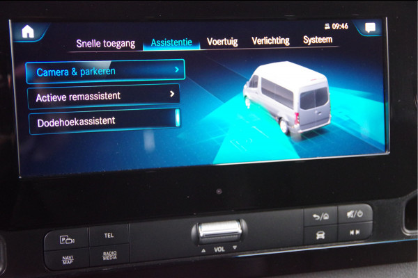 Mercedes-Benz Sprinter 319 3.0 CDI V6 AUT. LED, 2X SCHUIFDEUR, MBUX 10'', ADAPT. CRUISE, CAMERA, NAVI, CLIMA, STANDKACHEL, 2 SCHUIFDEUREN, DUBBELE SCHU