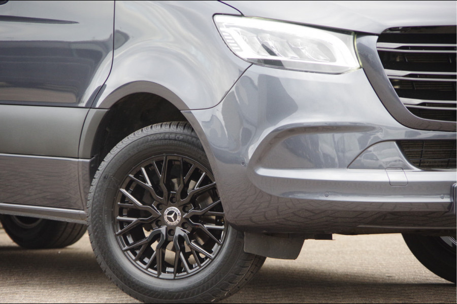 Mercedes-Benz Sprinter 319 3.0 CDI V6 AUT. LED, 2X SCHUIFDEUR, MBUX 10'', ADAPT. CRUISE, CAMERA, NAVI, CLIMA, STANDKACHEL, 2 SCHUIFDEUREN, DUBBELE SCHU