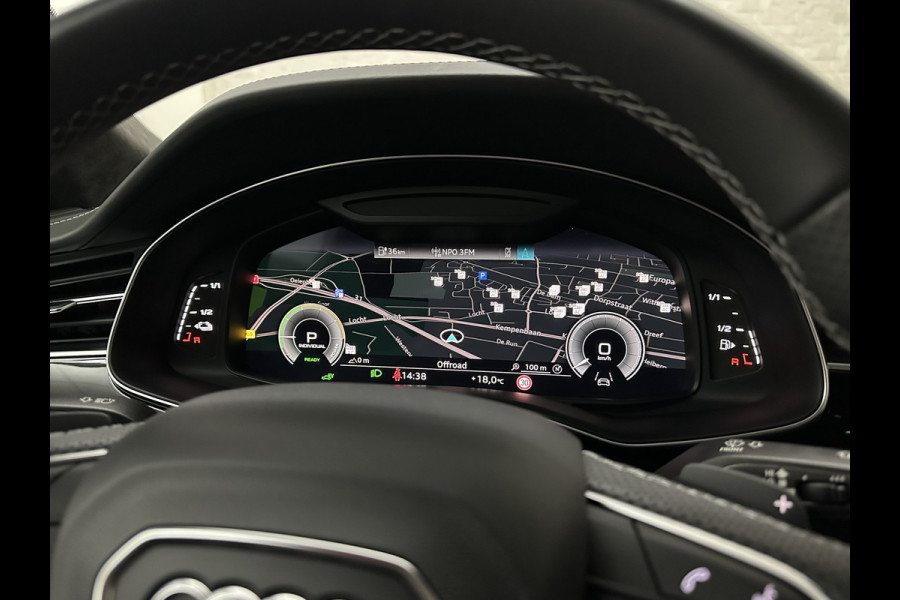 Audi Q8 60e 462PK Competition | RS-Stoelen | 360 Camera | ACC | Carbon | Panorama | Massage | Ventilatie | B&O Sound | Matrix-LED | Luchtvering | Alcantara Hemelbekleding | Stoelverwarming V+A | Sfeerverlichting | Keyless-Entry | ISO-Glas | Zonwering | Standkachel | Autom. Parkeren | Carplay | Stuurwielverwarming | Draadloos Laden |