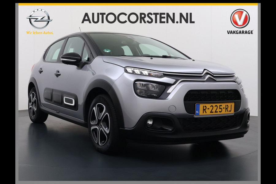 Citroën C3 1.2I Navi* Ecc Stoelverwarming Apple Carplay Android Auto Cruise Control Shine Business Mirrorlink Led Lmv Regen-Lichtsensor Keyless Verkeersbord detectie Origineel Nederlandse Auto