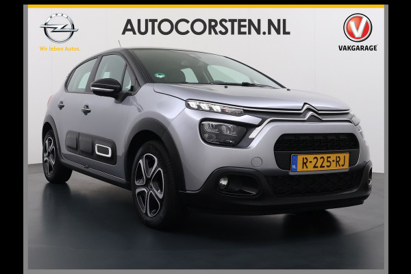 Citroën C3 1.2I Navi* Ecc Stoelverwarming Apple Carplay Android Auto Cruise Control Shine Business Mirrorlink Led Lmv Regen-Lichtsensor Keyless Verkeersbord detectie Origineel Nederlandse Auto