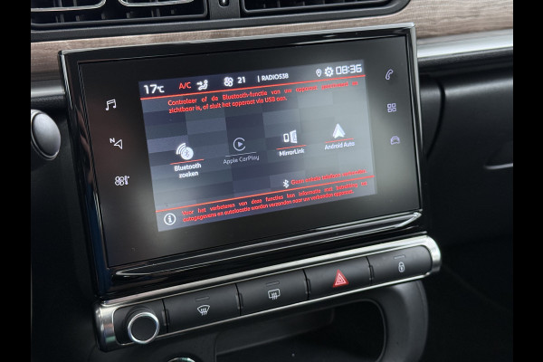 Citroën C3 1.2I Navi* Ecc Stoelverwarming Apple Carplay Android Auto Cruise Control Shine Business Mirrorlink Led Lmv Regen-Lichtsensor Keyless Verkeersbord detectie Origineel Nederlandse Auto