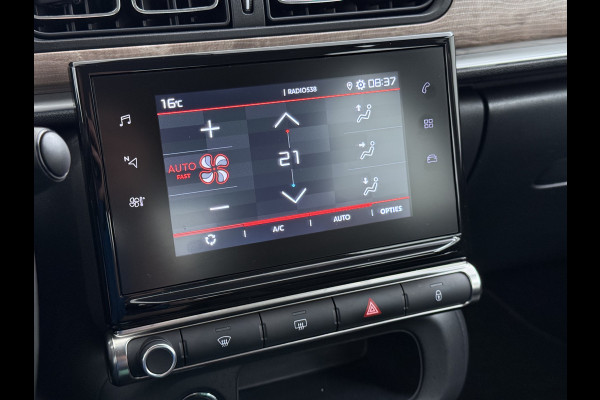 Citroën C3 1.2I Navi* Ecc Stoelverwarming Apple Carplay Android Auto Cruise Control Shine Business Mirrorlink Led Lmv Regen-Lichtsensor Keyless Verkeersbord detectie Origineel Nederlandse Auto