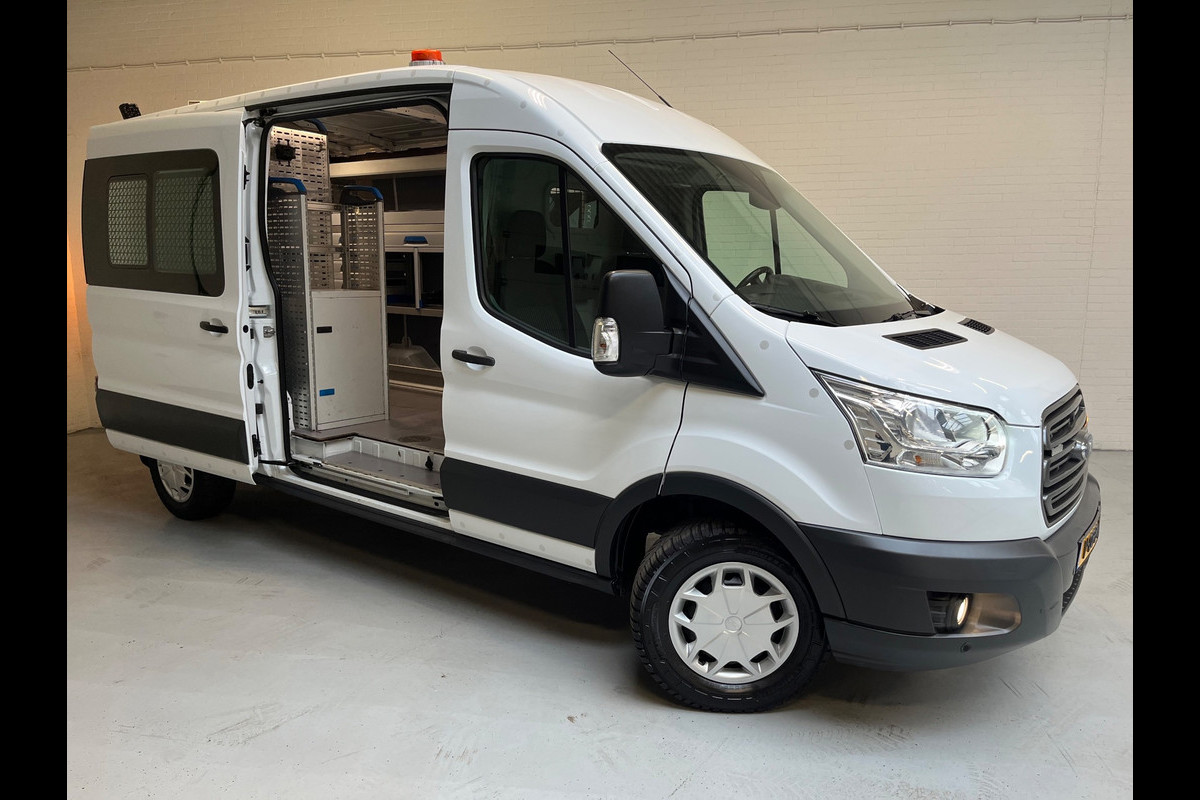 Ford Transit Servicewagen 2.0 TDCI 130pk euro6 L3H2 Trend Sortimo Inrichting Victron v230 Standkachel Trekhaak RIJKLAARPRIJS!