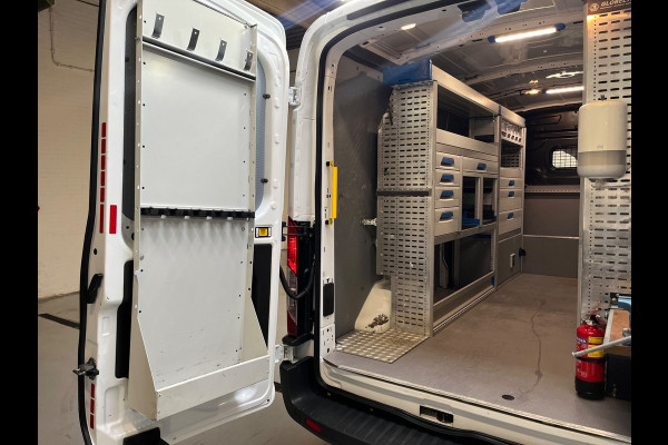 Ford Transit Servicewagen 2.0 TDCI 130pk euro6 L3H2 Trend Sortimo Inrichting Victron v230 Standkachel Trekhaak RIJKLAARPRIJS!