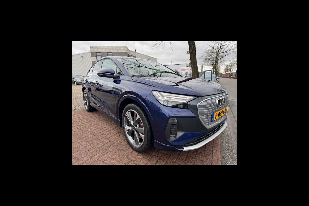 Audi Q4 Sportback e-tron 40 Launch S-Edition Competition 77 kWh SOH 94% 82.000km Airco/ECC,S-Line,Virtueel Cockpit INCL. BTW