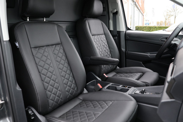 Volkswagen Caddy Cargo 2.0 TDI Style DSG | Lane Assist | Virtual Cockpit | Camera | CarPlay | Stoelverwarming | LED Koplampen | Sidebars | Spoilerkit | DAB | Fabrieksgarantie | Facelift model | BPM Vrij