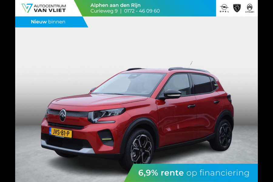 Citroën ë-C3 Max 113pk Comfort Range 44 kWh PARKEERSENSOREN MET CAMERA | LICHTMETALEN VELGEN | CLIMATE CONTROL| CRUISE CONTROL | DEMO