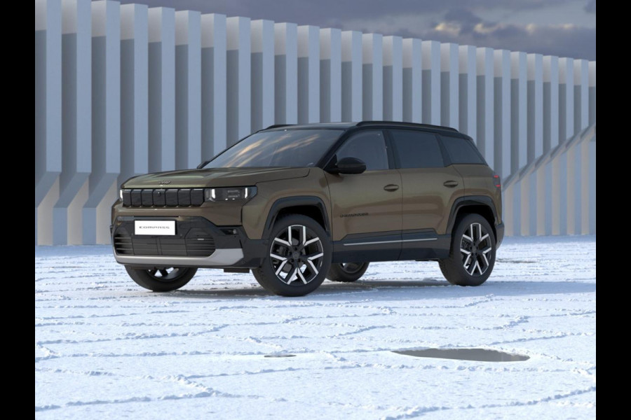 Jeep Compass 1.2 e-Hybrid Plug-In First Edition | Adapt. Cruise | Camera | Carplay | 20" | Elektr. A-Klep | Navi | Winter Pack | Schuif/Kanteldak | Premium Pack | Conv. Pack