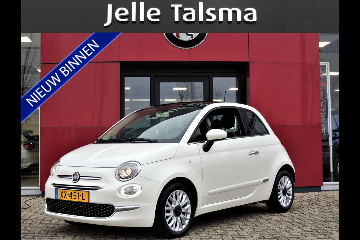 Fiat 500 TwinAir 81PK Lounge | Apple/Android Carplay | Cruise | Climate control | Navigatie |