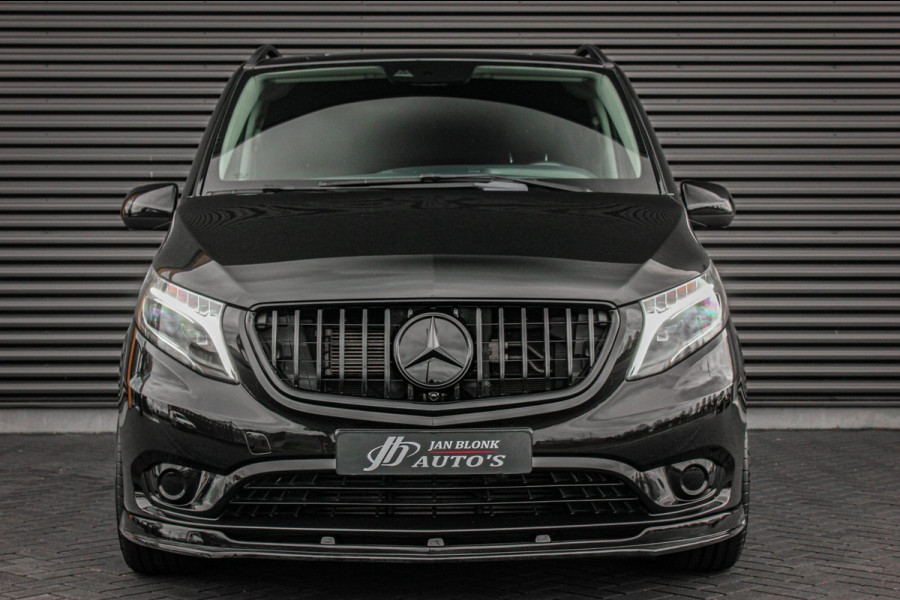 Mercedes-Benz Vito 225PK EXTRA LANG JB- EDITION FULL BLACK / AMG / SPOILER / VERLAGINGSVEREN / NAVIGATIE / SIDE- BARS / FULL / NAV
