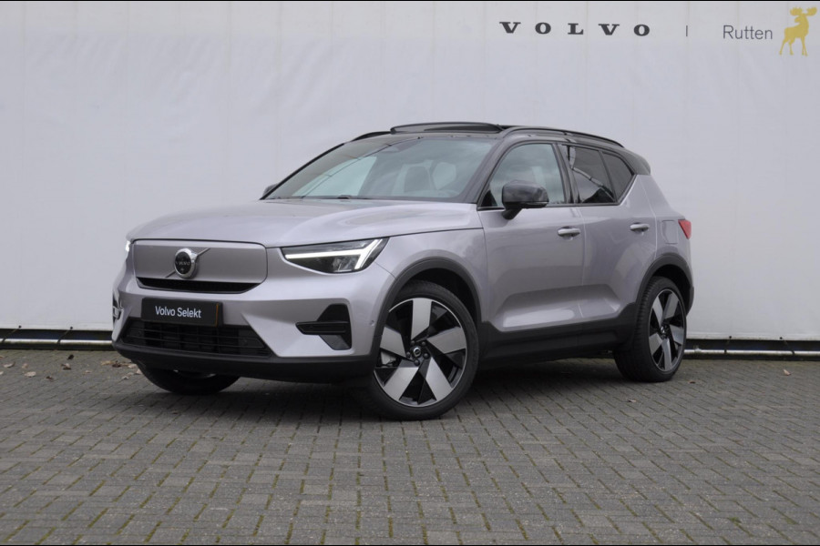 Volvo EX40 252PK Single Motor Extended Range 82 kWh Plus / Lounge Pakket / Extra getint glas / 360 Camera / 20'' velgen / Panoramadak / Zwart dak
