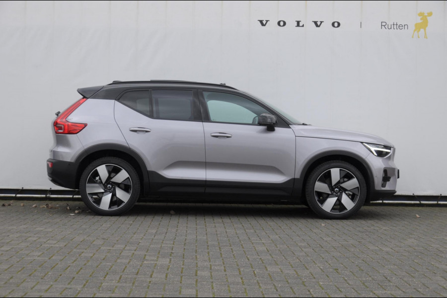 Volvo EX40 252PK Single Motor Extended Range 82 kWh Plus / Lounge Pakket / Extra getint glas / 360 Camera / 20'' velgen / Panoramadak / Zwart dak