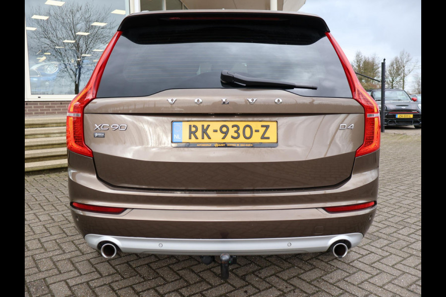 Volvo XC90 2.0 D4 190 PK AWD AUT. 7-PERS. + CARPLAY | TREKHAAK 1800 KG | ADAPTIVE CRUISE | LEDER | 20 INCH | STOELVERW.