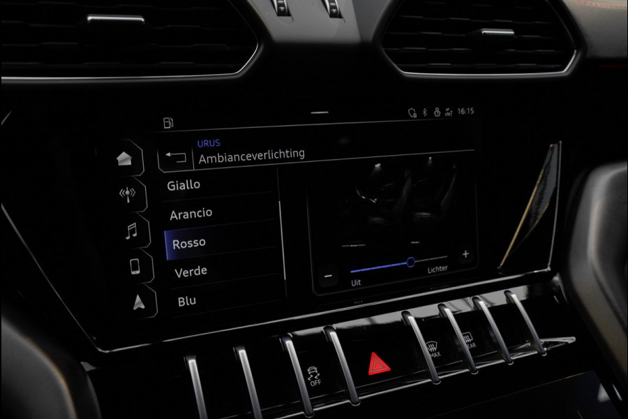 Lamborghini Urus 4.0 V8 HUD Leder Ceramic B&O 360° Massage ACC Alcantara hemel Elektr. achterklep Elektr. verstelbare stoelen met memory Stoel & Stuurverwarming Navi PDC Climate LM velgen