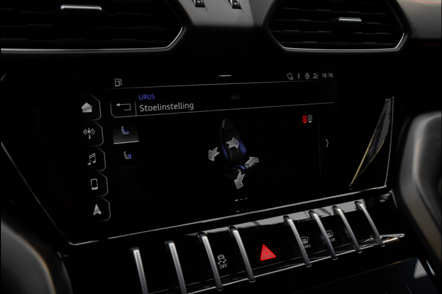 Lamborghini Urus 4.0 V8 HUD Leder Ceramic B&O 360° Massage ACC Alcantara hemel Elektr. achterklep Elektr. verstelbare stoelen met memory Stoel & Stuurverwarming Navi PDC Climate LM velgen