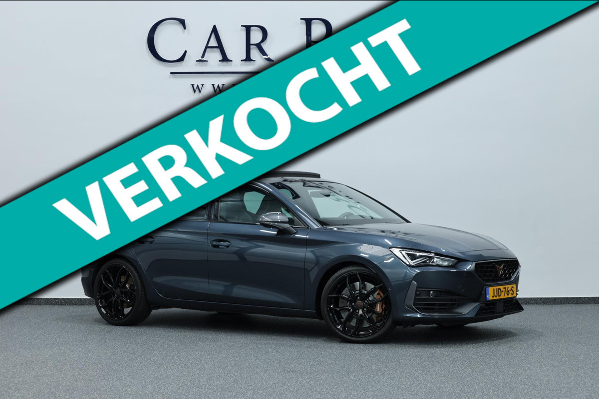 CUPRA Cupra Leon 2.0 TSI VZ 300+PK VIRTUAL/SFEER/PANO/LEER+S.VERWARMING/19"/CAM/ACC/ECC/12 MDN GARANTIE!